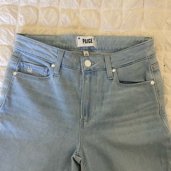 Anthro Paige Hoxton ankle raw hem denim - Picture 6 of 14